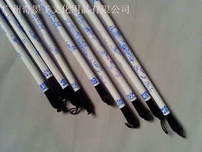 廠家直銷青花狼毫毛筆批發(fā) 優(yōu)選奇墨王，打造文化用品一站式采購(gòu)方案